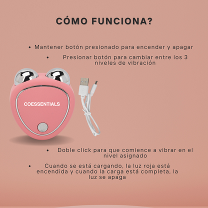 Masajeador Facial Con Microcorriente